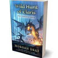 3D view of Premade LitRPG Book Cover - Ebony Clay