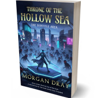 3D view of Premade LitRPG Book Cover - Big Stone