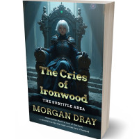 3D view of Premade LitRPG Book Cover - Timber Green