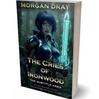 3D view of Premade LitRPG Book Cover - Aztec