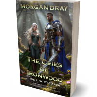3D view of Premade LitRPG Book Cover - Tuatara