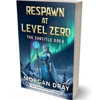 3D view of Premade LitRPG Book Cover - Elephant