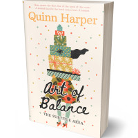 3D view of Premade Romance Book Cover - White Linen