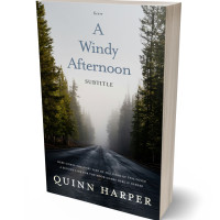 3D view of Premade Nature Book Cover - Heavy Metal