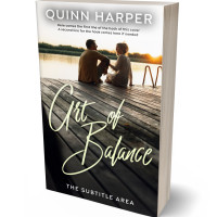 3D view of Premade Romance Book Cover - White Rock