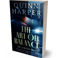 3D view of Premade Mystery & Thriller & Suspense Book Cover - Black Pearl