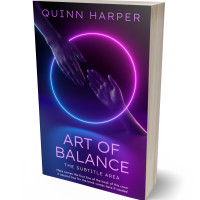 3D view of Premade Science Fiction Book Cover - Scarlet Gum