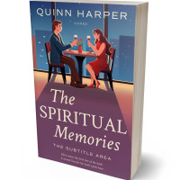 3D view of Premade Romance Book Cover - Salt Box