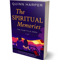 3D view of Premade Romance Book Cover - Violent Violet