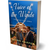 3D view of Premade Romance Book Cover - Tory Blue