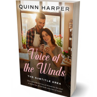3D view of Premade Romance Book Cover - Black Marlin