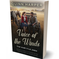 3D view of Premade Romance Book Cover - Indian Khaki