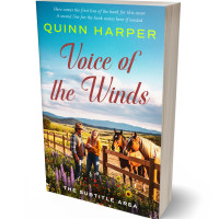 3D view of Premade Nature Book Cover - Blumine