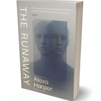 3D view of Premade Surreal Book Cover - Oslo Gray