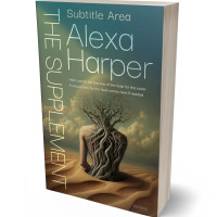 3D view of Premade Surreal Book Cover - Finch