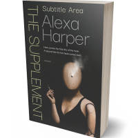 3D view of Premade Surreal Book Cover - Mine Shaft