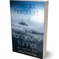 3D view of Premade Surreal Book Cover - Cloud Burst