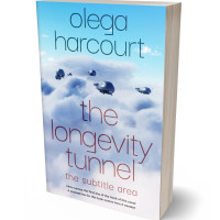 3D view of Premade Science Fiction Book Cover - Periwinkle Gray