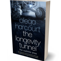 3D view of Premade Science Fiction Book Cover - Ebony