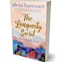 3D view of Premade Nature Book Cover - Oyster Pink