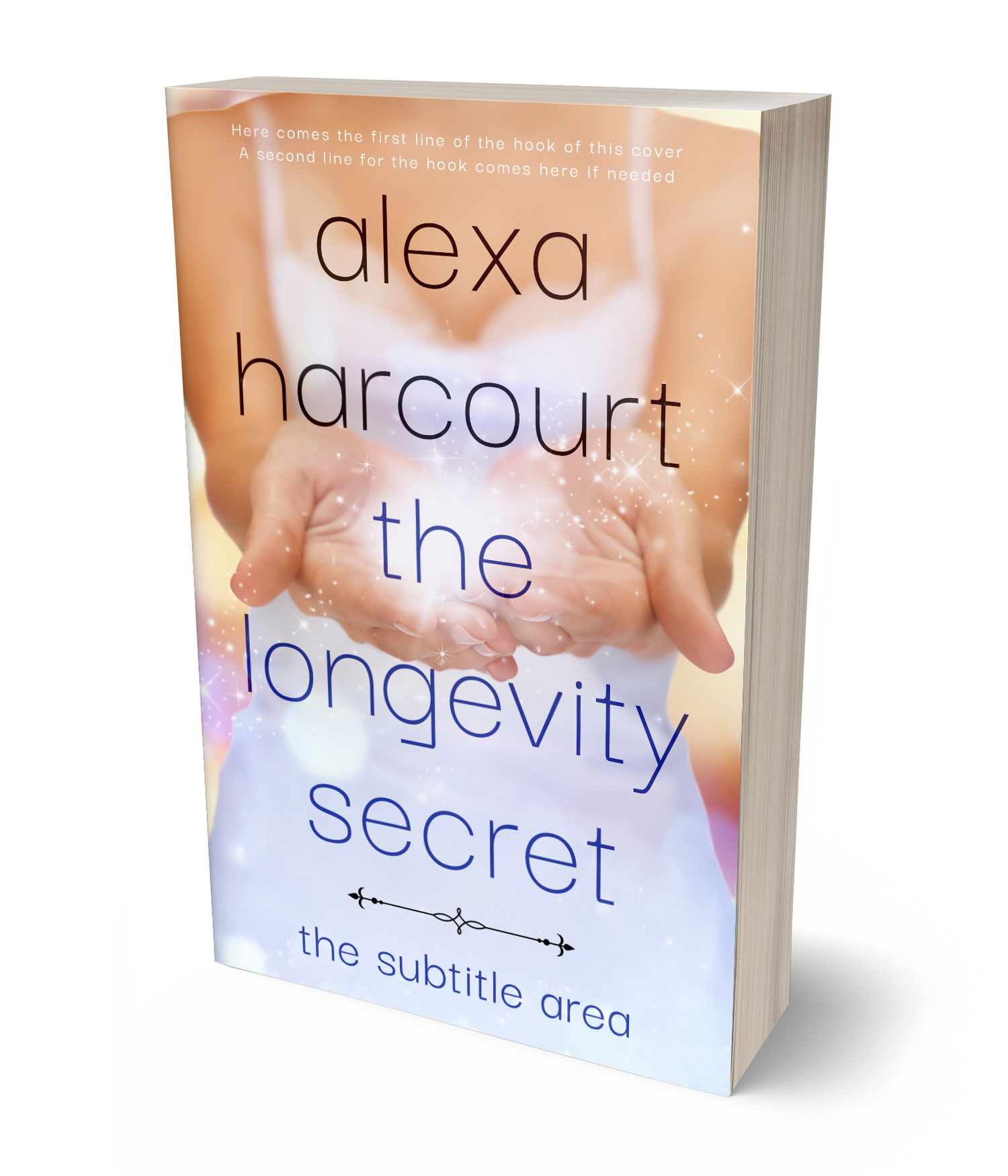 3D view of Premade Fantasy Book Cover - Wafer