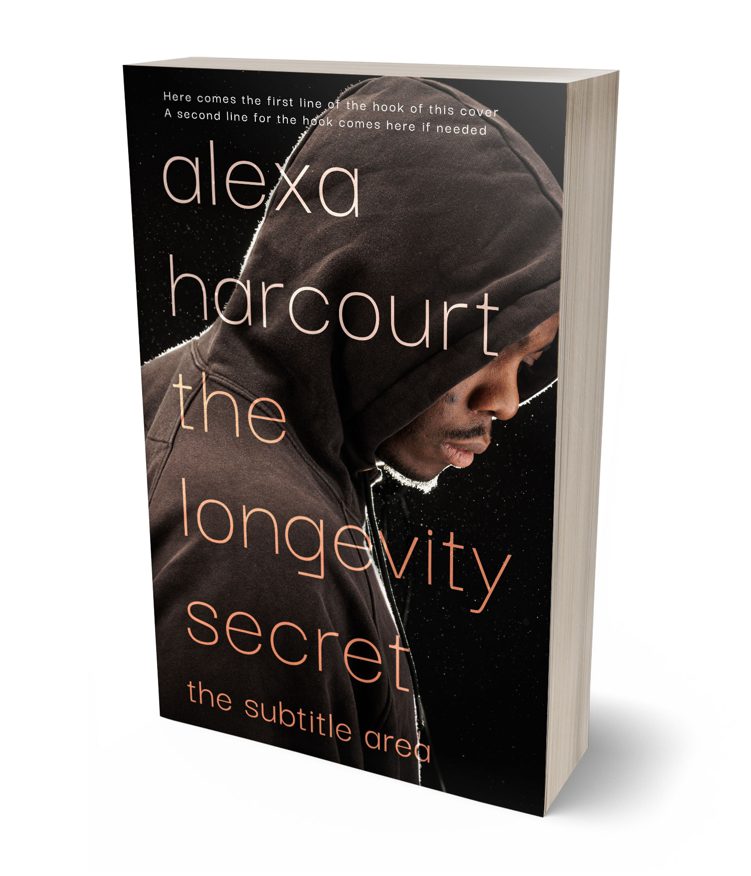 3D view of Premade Literary Fiction Book Cover - Zeus