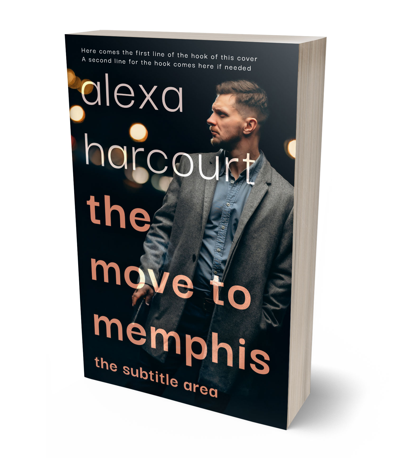 3D view of Premade Paranormal & Urban Book Cover - Eunry