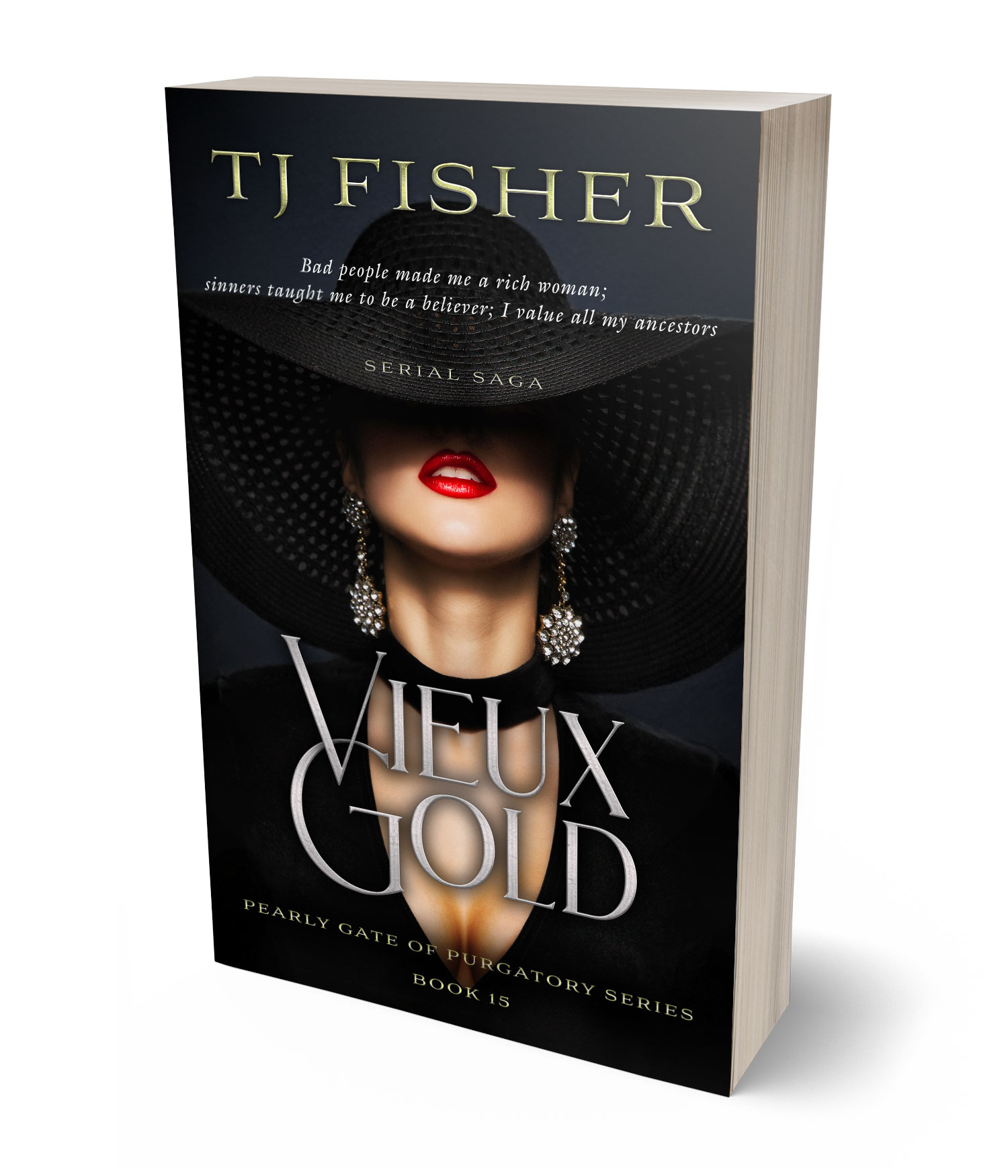 3D view of Premade Literary Fiction Book Cover - Woodsmoke