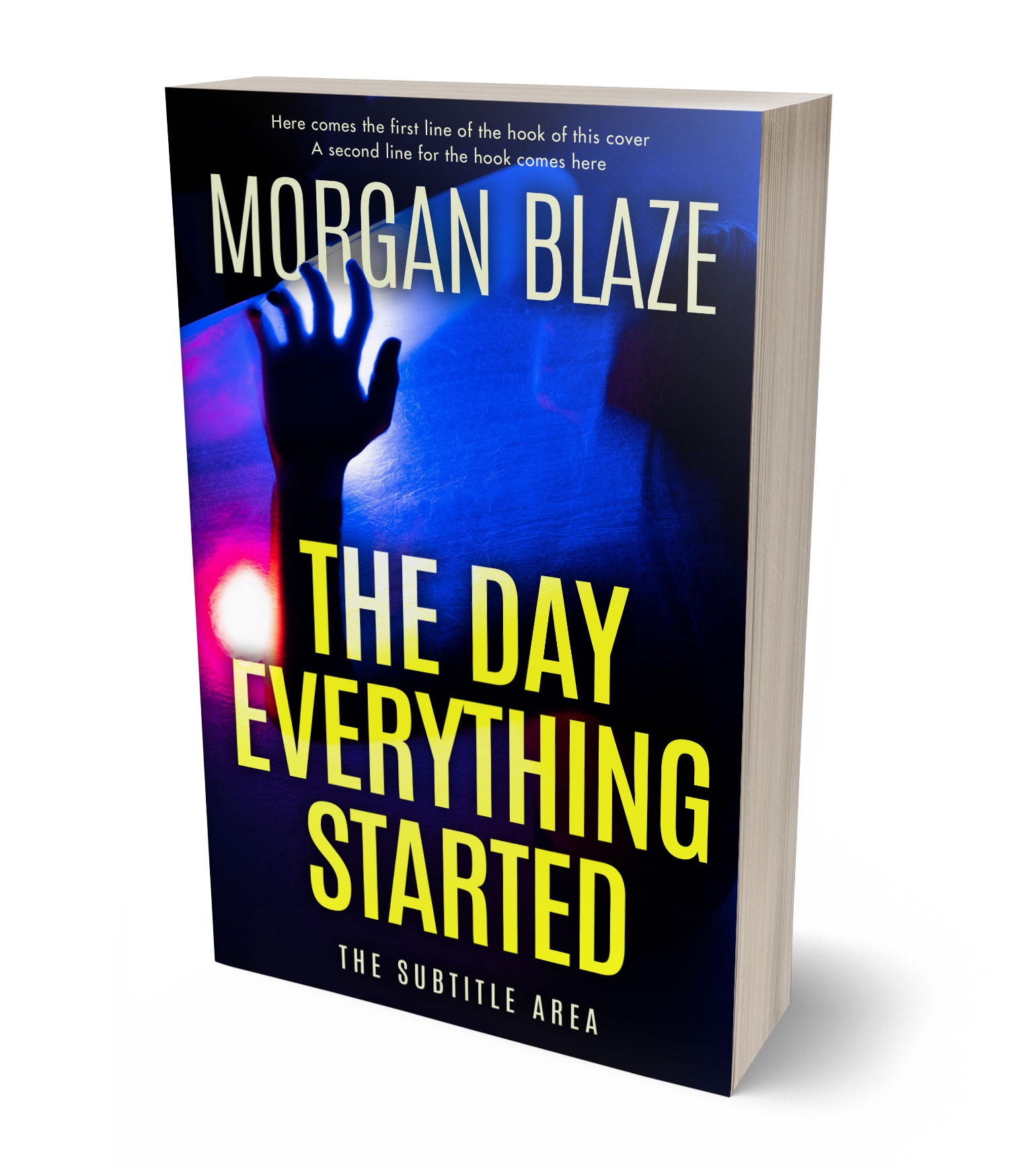 3D view of Premade Mystery & Thriller & Suspense Book Cover - Haiti