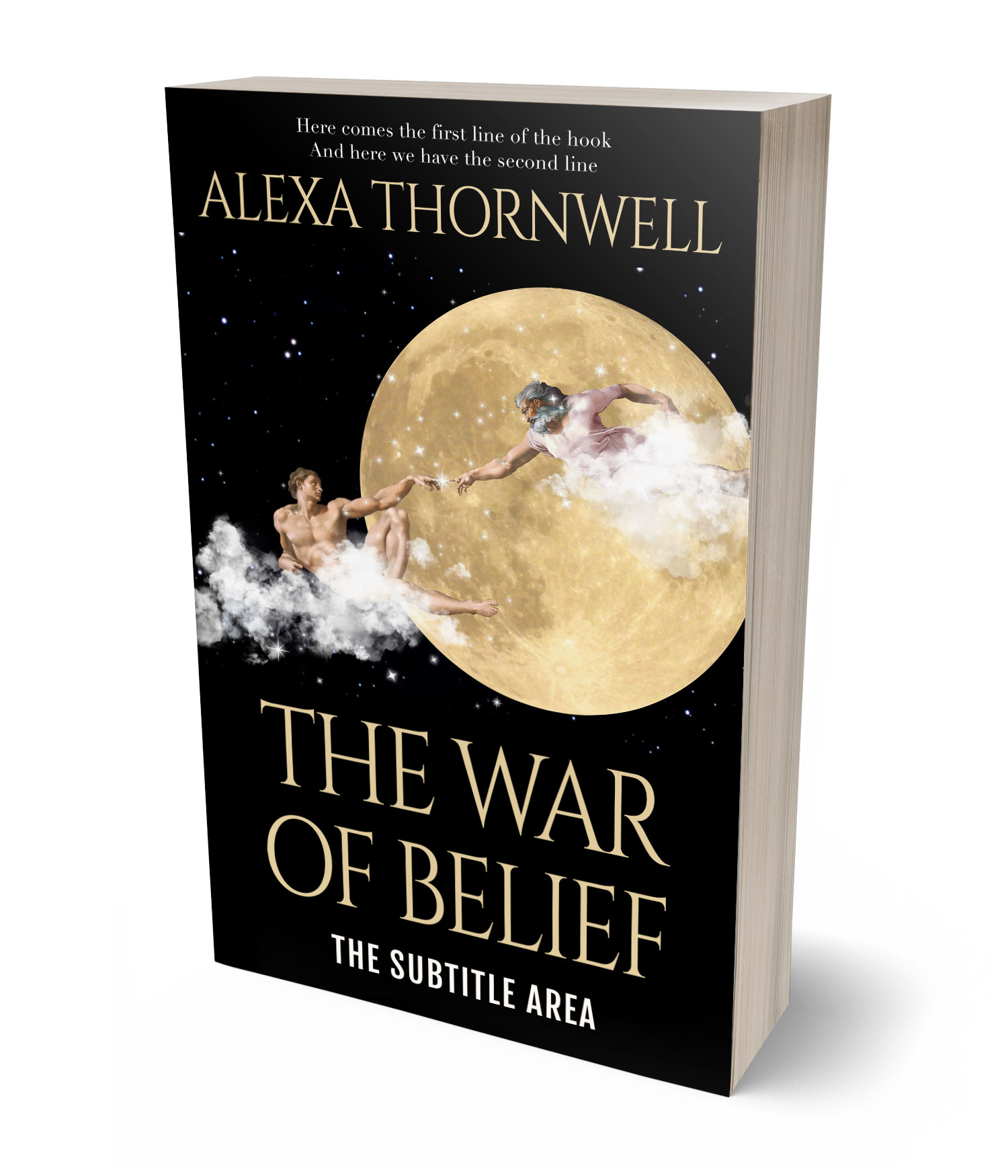 3D view of Premade Fantasy Book Cover - Sapling #35902 | BookCoverZone