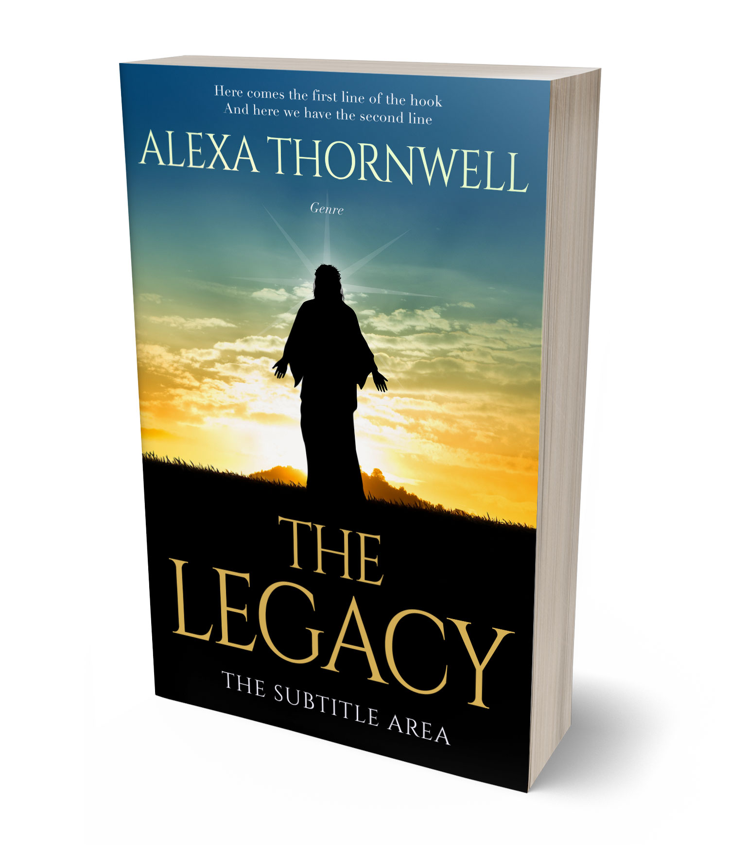 3D view of Custom & Premade Religion & Spirituality Book Cover - Firefly #35904 | BookCoverZone*