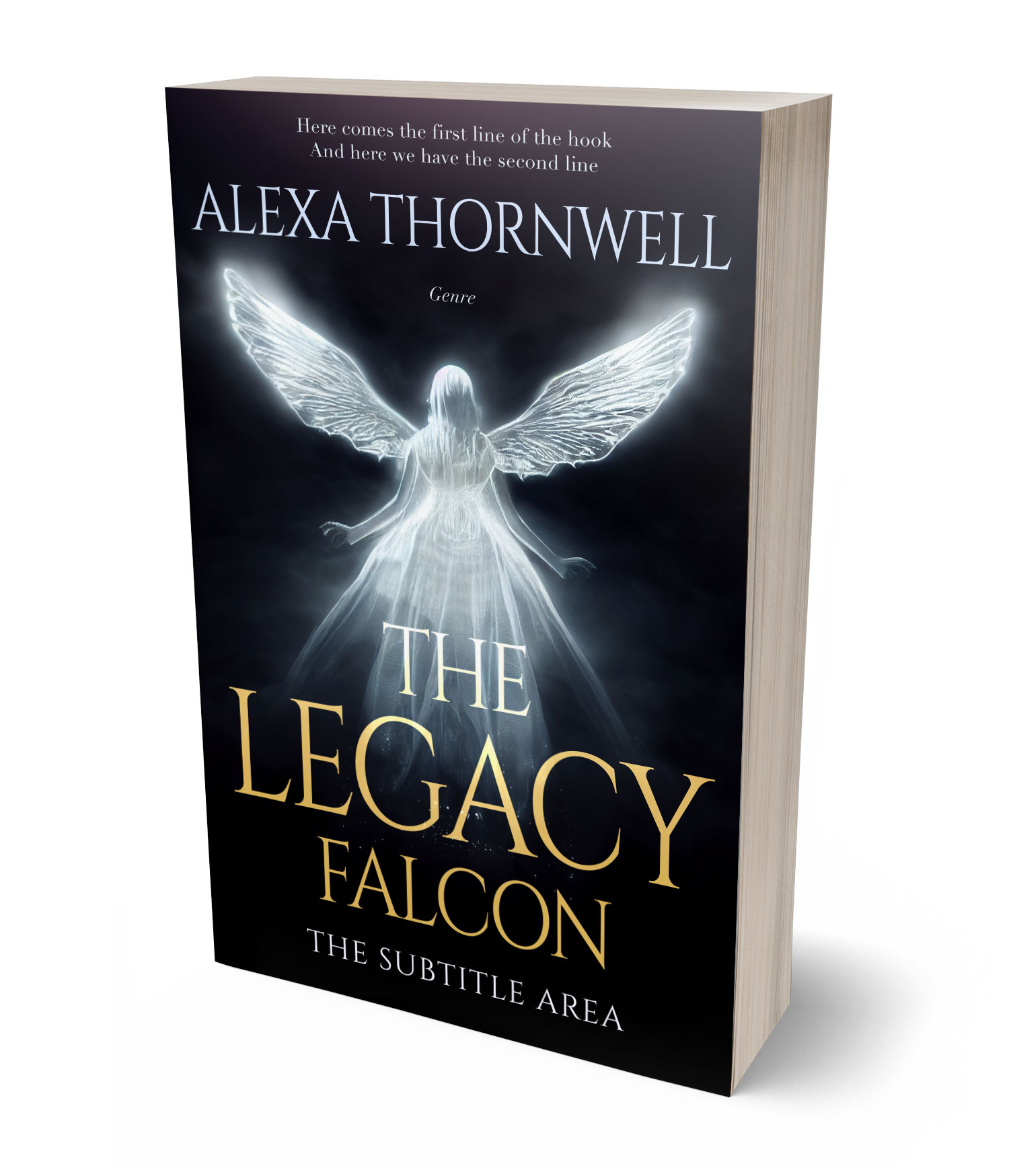 3D view of Custom & Premade Paranormal & Urban Book Cover - Kangaroo #35909 | BookCoverZone*