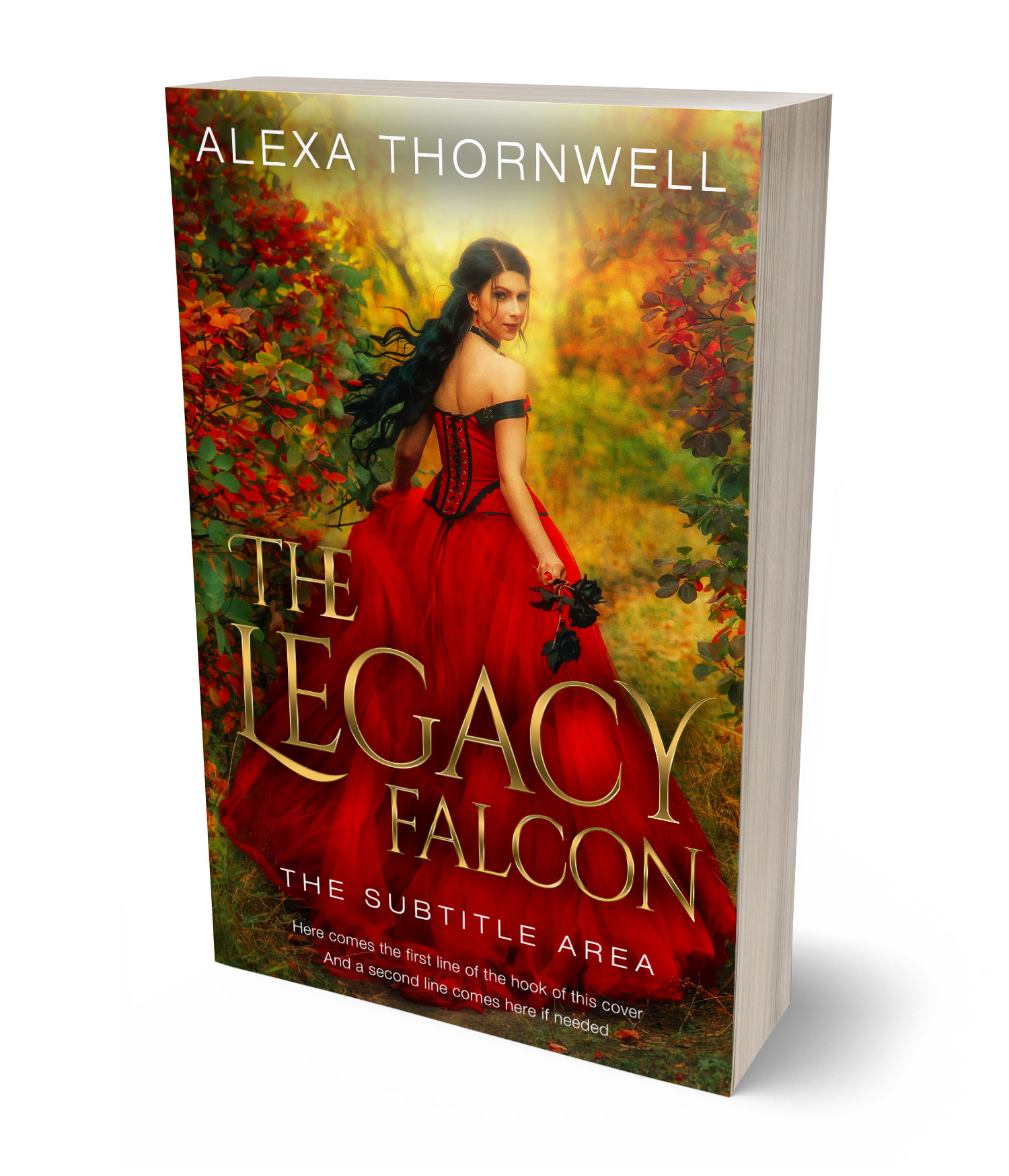 3D view of Custom & Premade Fantasy Book Cover - Cafe Royale #35925 | BookCoverZone*