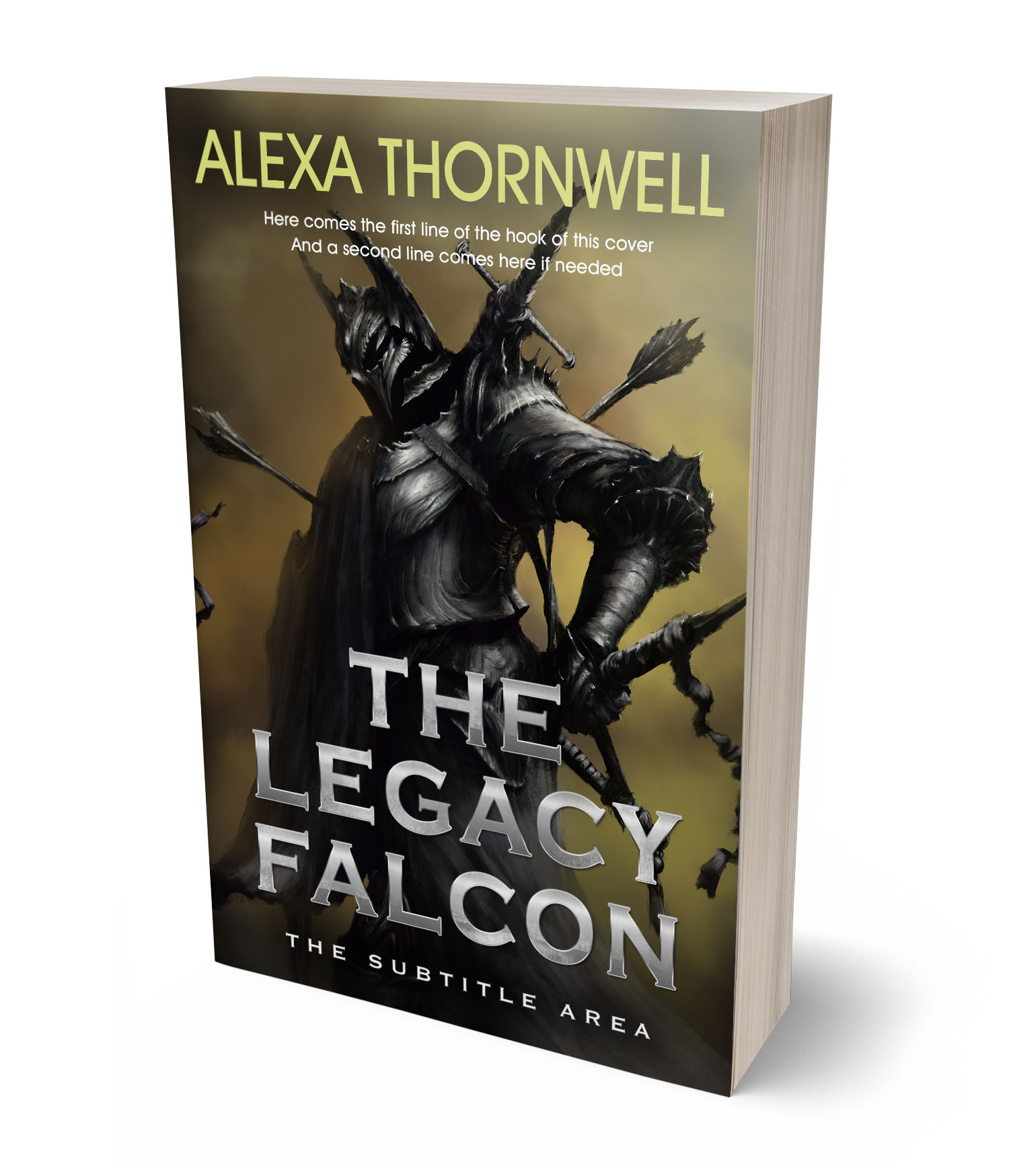 3D view of Custom & Premade Fantasy Book Cover - Zeus #35942 | BookCoverZone*