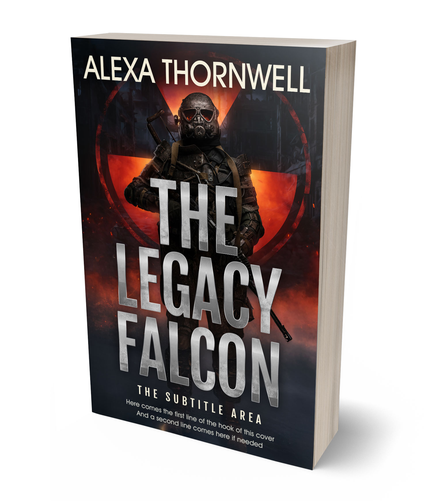 3D view of Custom & Premade  Book Cover - Quicksand #35958 | BookCoverZone*