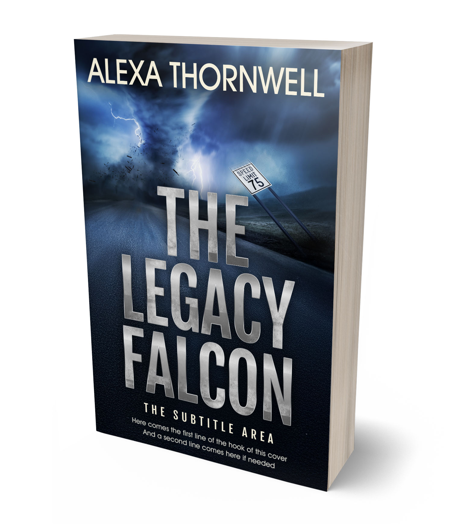 3D view of Custom & Premade  Book Cover - Mirage #35959 | BookCoverZone*