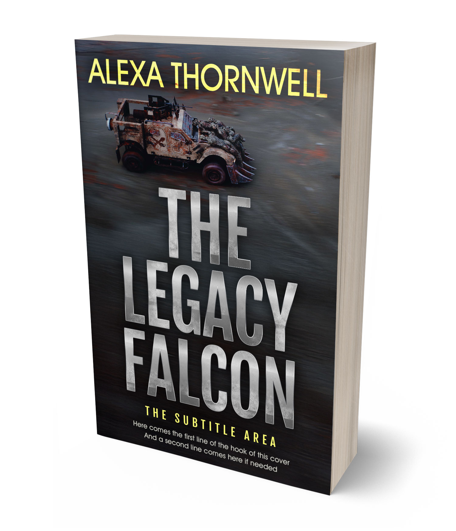 3D view of Custom & Premade Apocalyptica Book Cover - Baltic Sea #35964 | BookCoverZone*