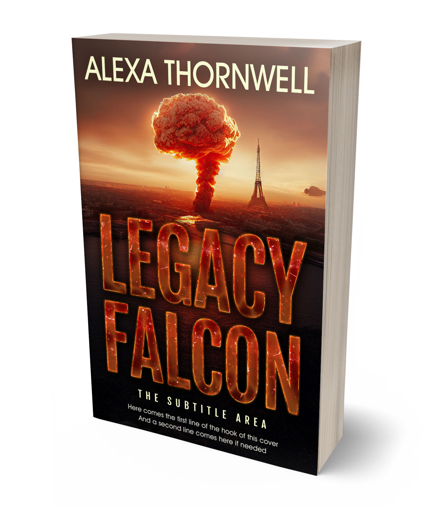 3D view of Custom & Premade  Book Cover - Di Serria #35967 | BookCoverZone*