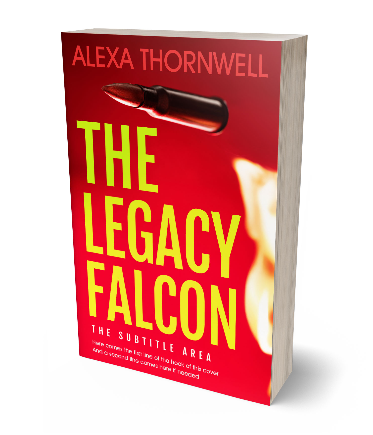 3D view of Custom & Premade Mystery & Thriller & Suspense Book Cover - Starship #35979 | BookCoverZone*