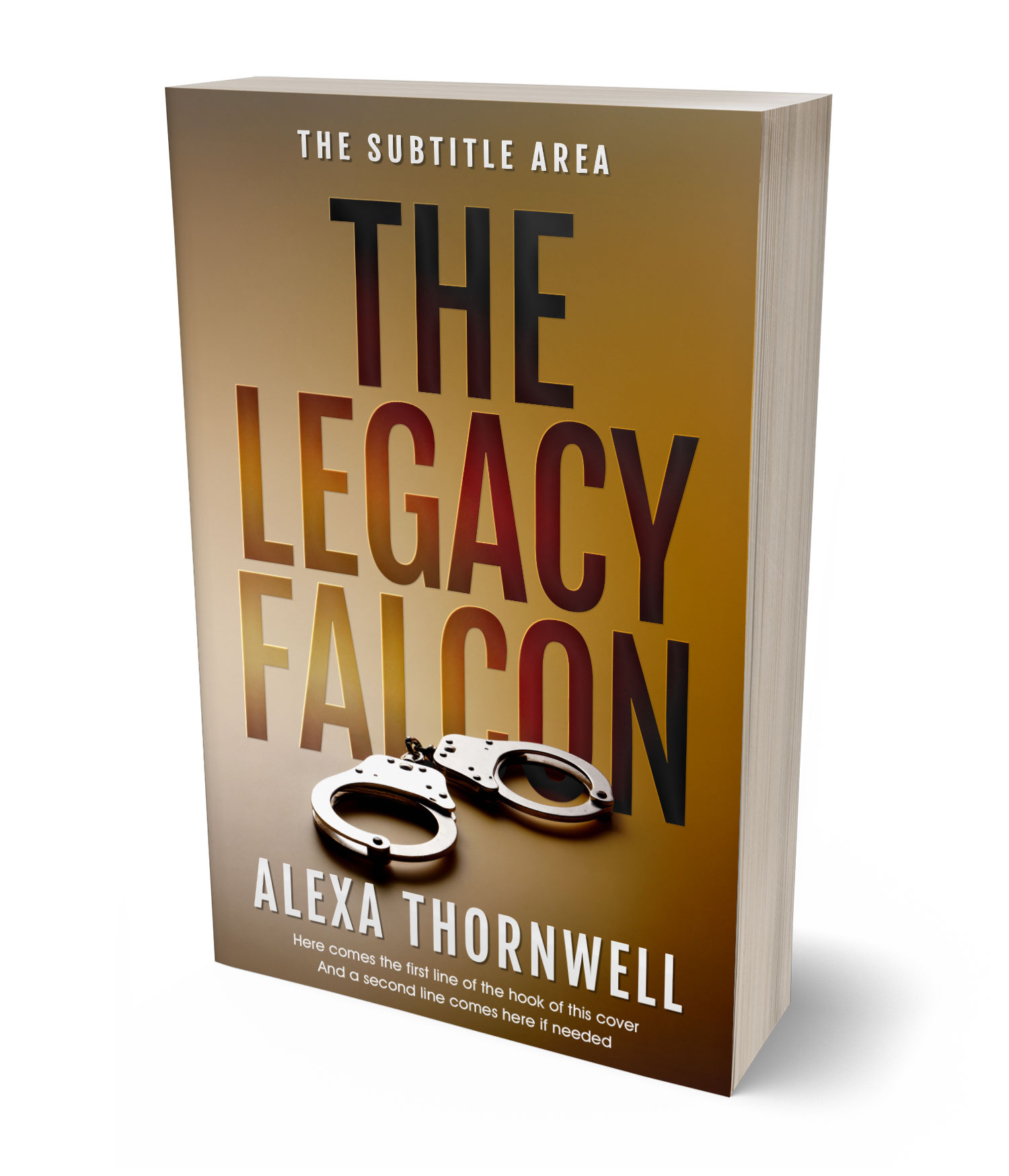 3D view of Premade Mystery & Thriller & Suspense Book Cover - Potters Clay #35987 | BookCoverZone*