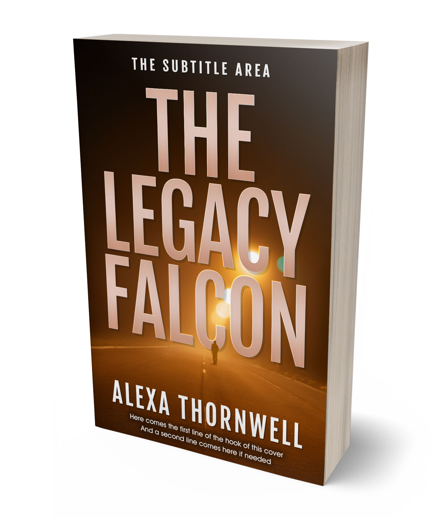 3D view of Premade Mystery & Thriller & Suspense Book Cover - Cameo #35992 | BookCoverZone*