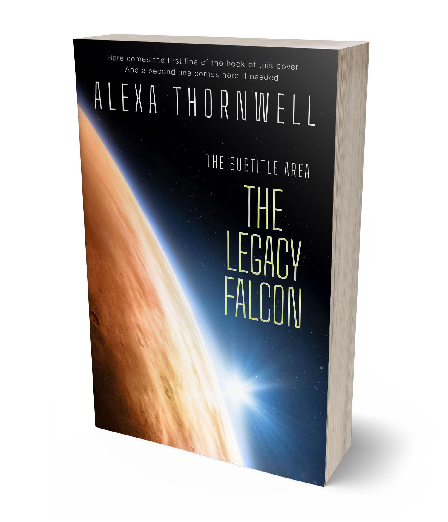 3D view of Premade Science Fiction Book Cover - Baltic Sea #36018 | BookCoverZone*