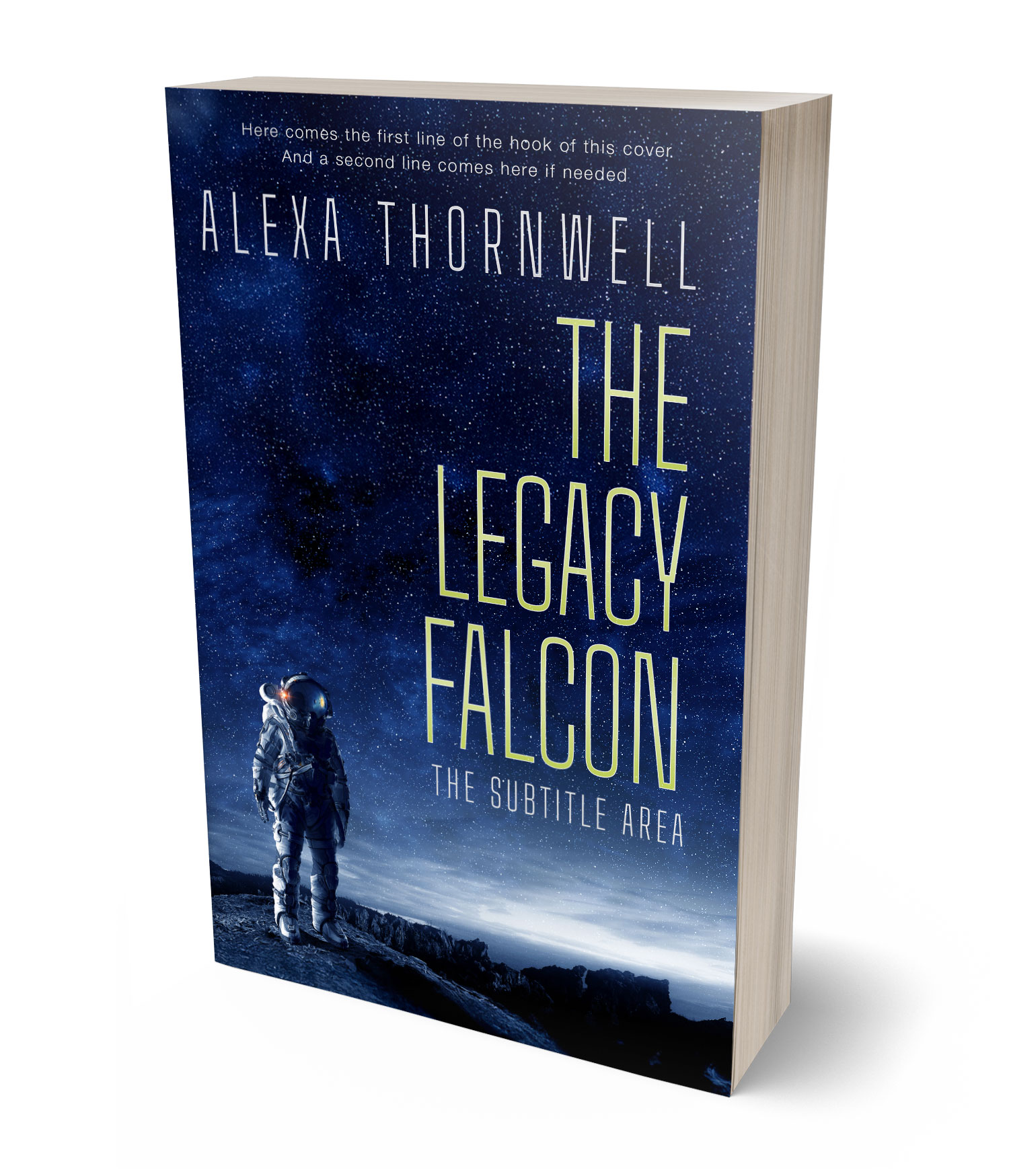 3D view of Premade Science Fiction Book Cover - Black Pearl #36019 | BookCoverZone*