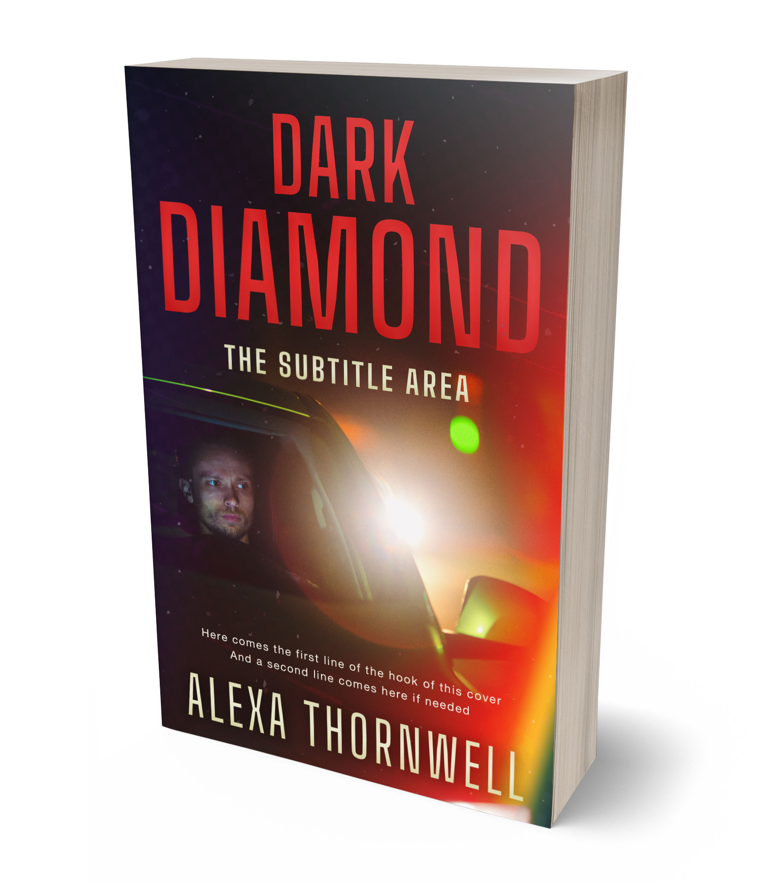 3D view of Premade Mystery & Thriller & Suspense Book Cover - Japonica #36035 | BookCoverZone*