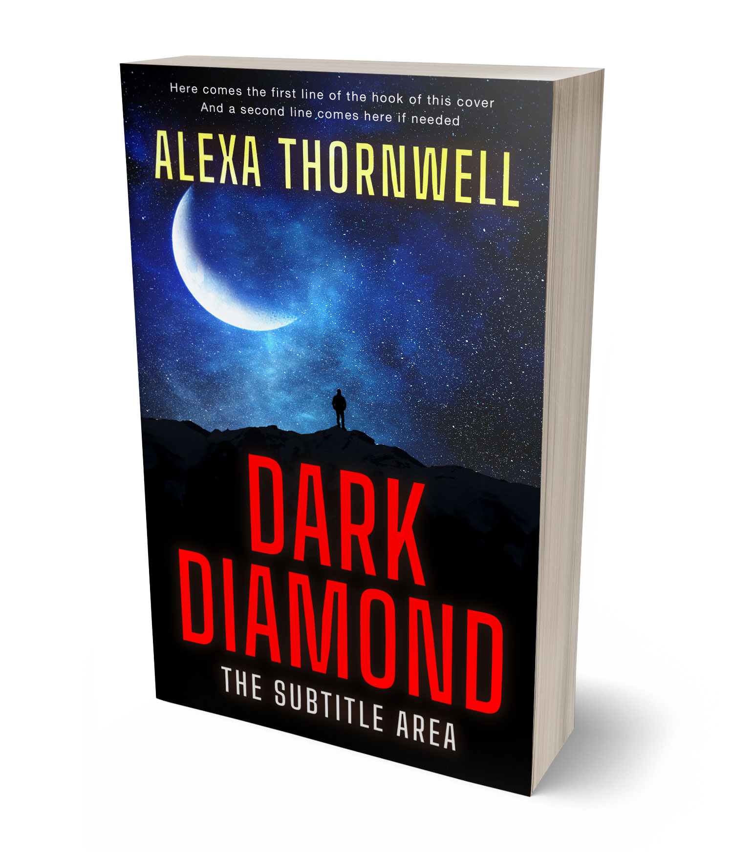 3D view of Premade Mystery & Thriller & Suspense Book Cover - Vulcan #36046 | BookCoverZone*