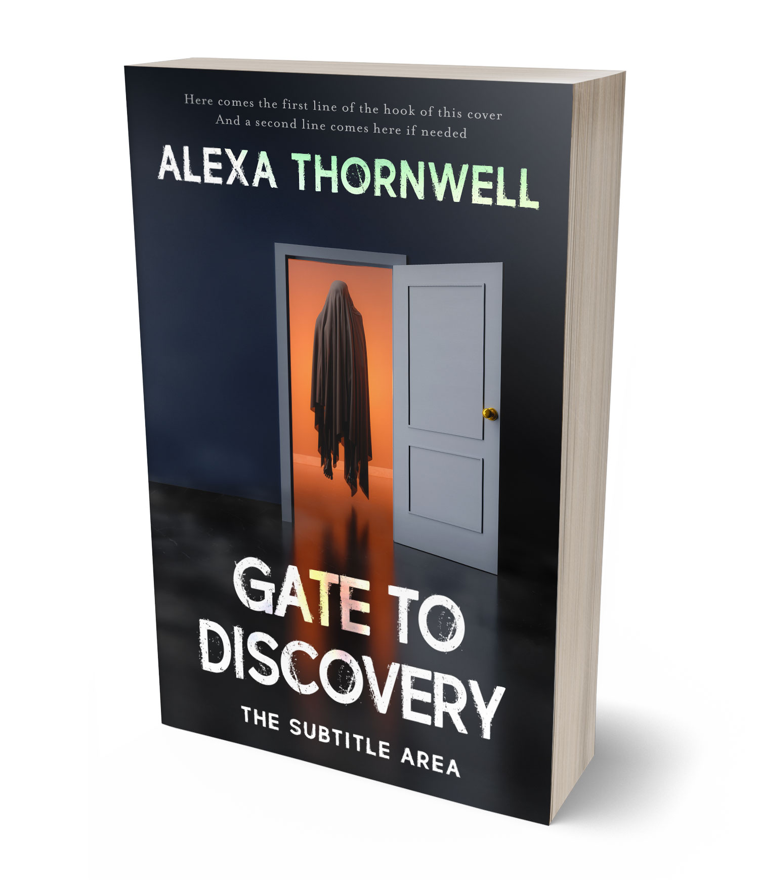 3D view of Premade Horror Book Cover - Baltic Sea #36066 | BookCoverZone*