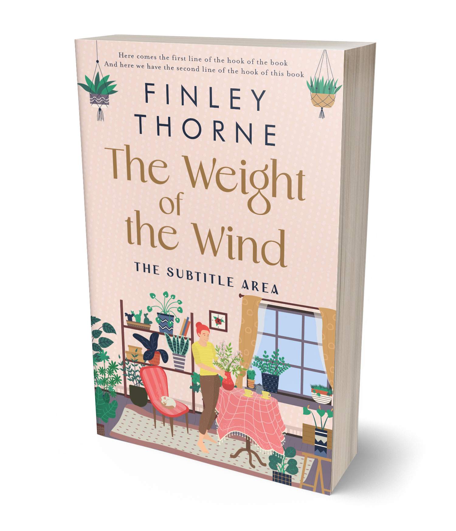 3D view of Premade Literary Fiction Book Cover - Pot Pourri #36079 | BookCoverZone*