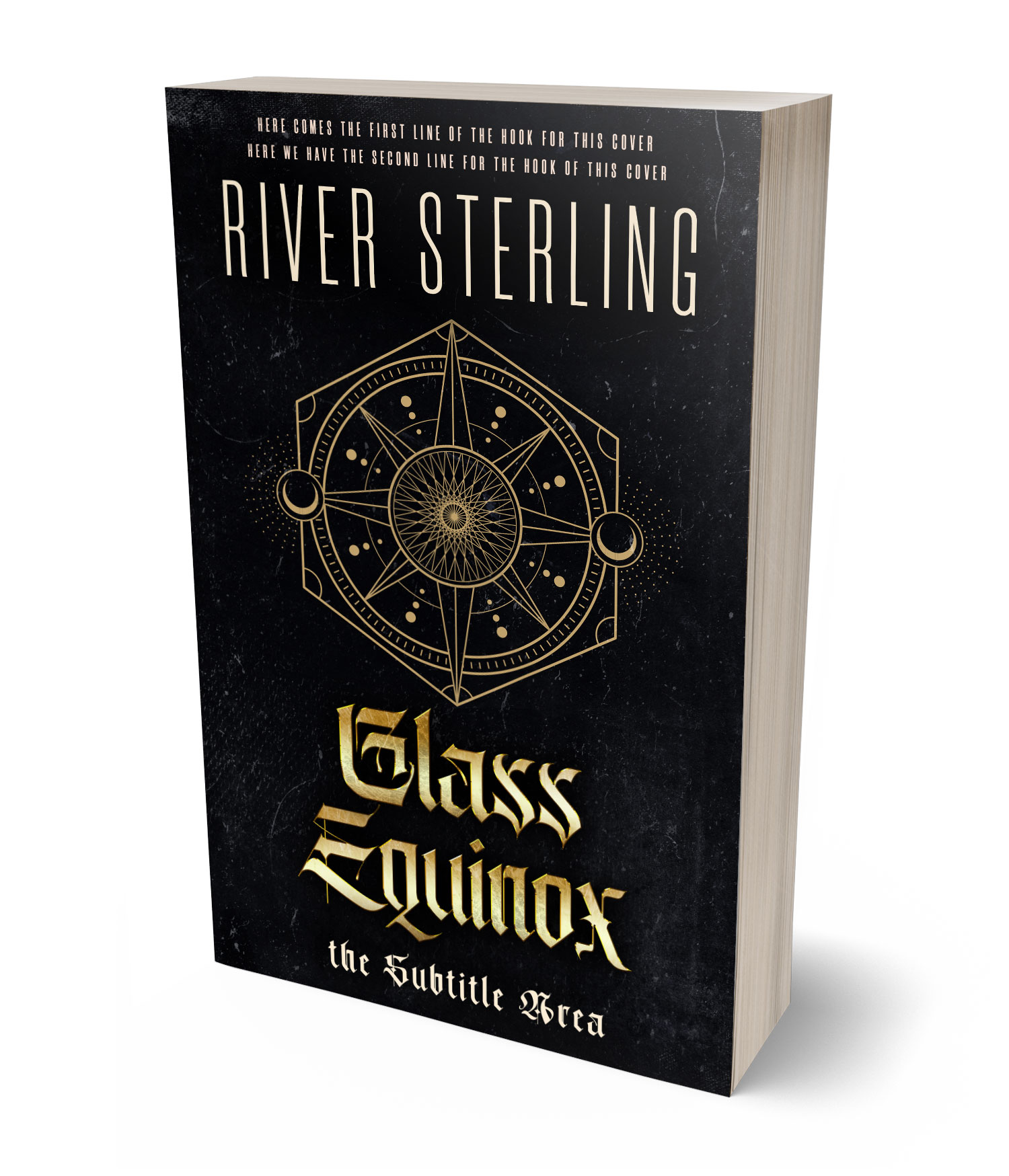 3D view of Premade Fantasy Book Cover - Woodsmoke #36118 | BookCoverZone*