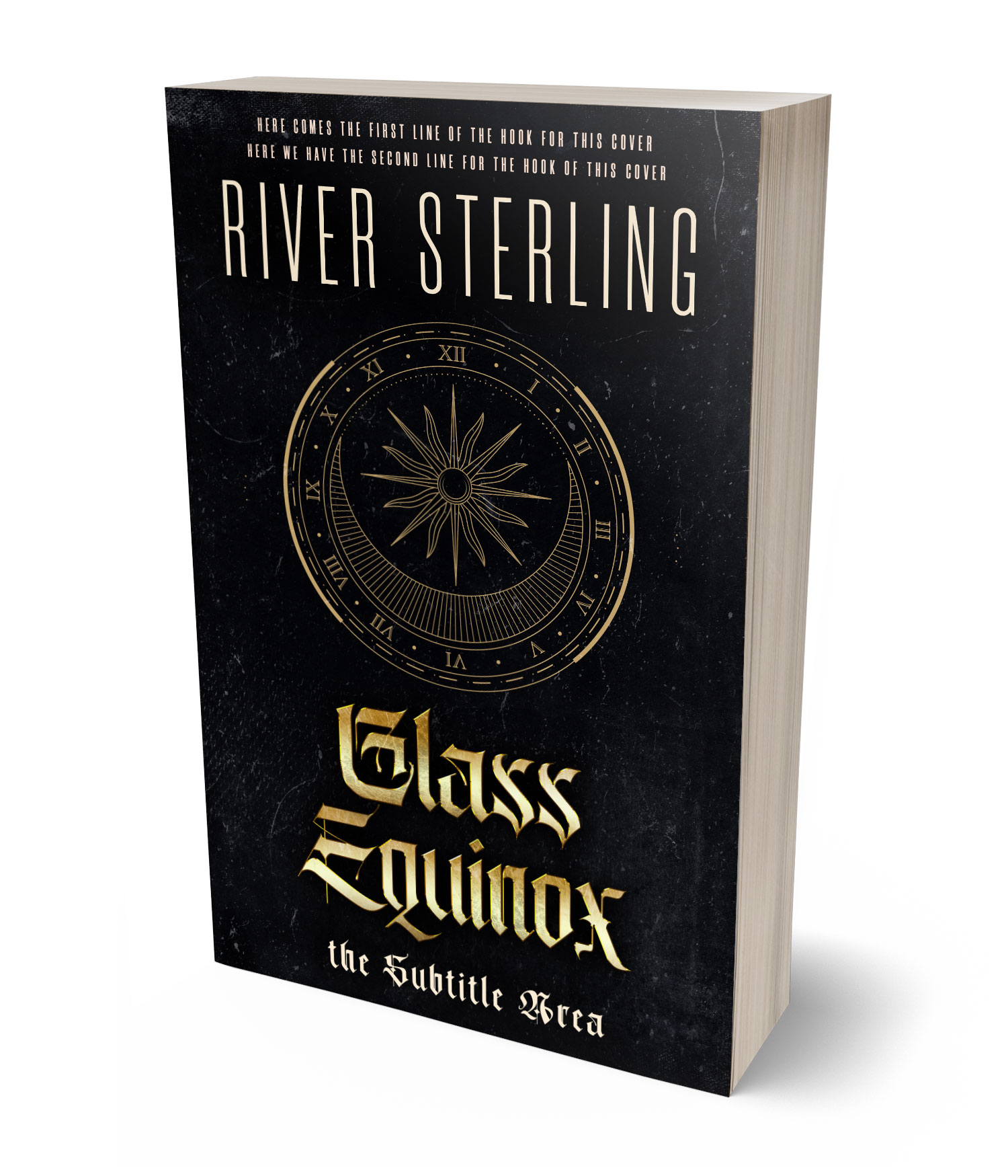 3D view of Premade Fantasy Book Cover - Woodsmoke #36119 | BookCoverZone*