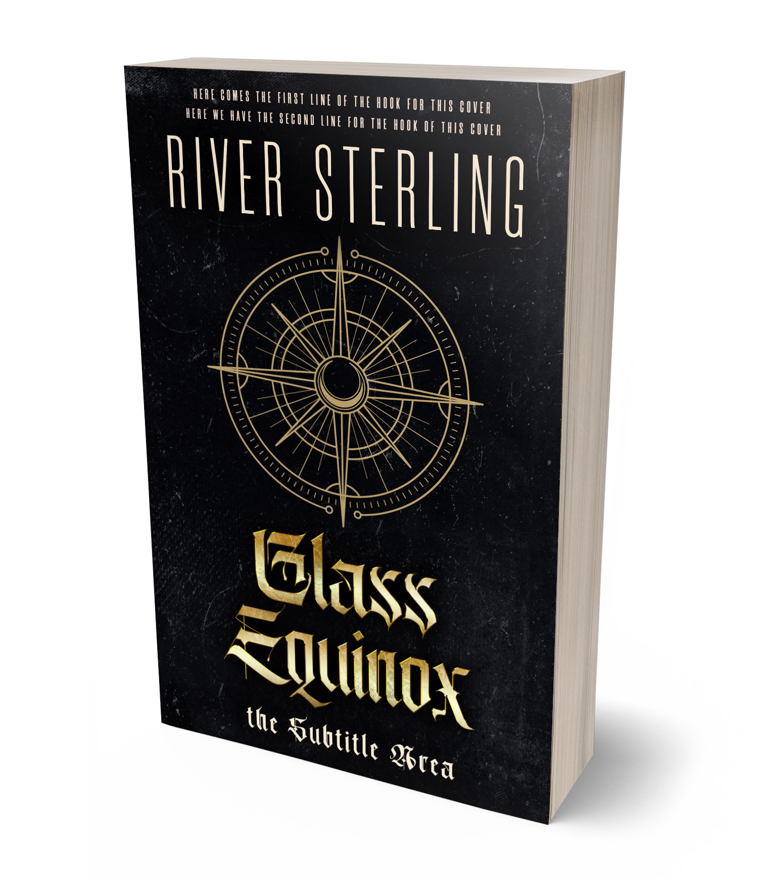 3D view of Premade Fantasy Book Cover - Woodsmoke #36121 | BookCoverZone*